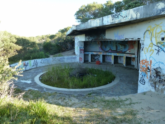 Northern gun emplacement