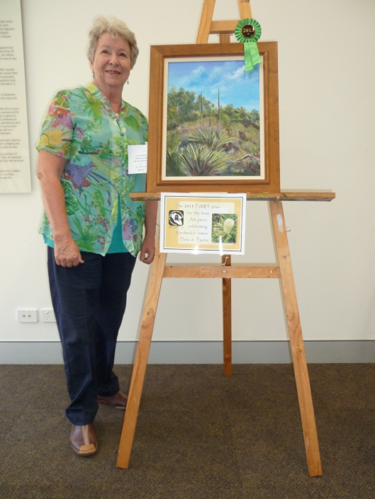 Marilyn Kime with her winning entry